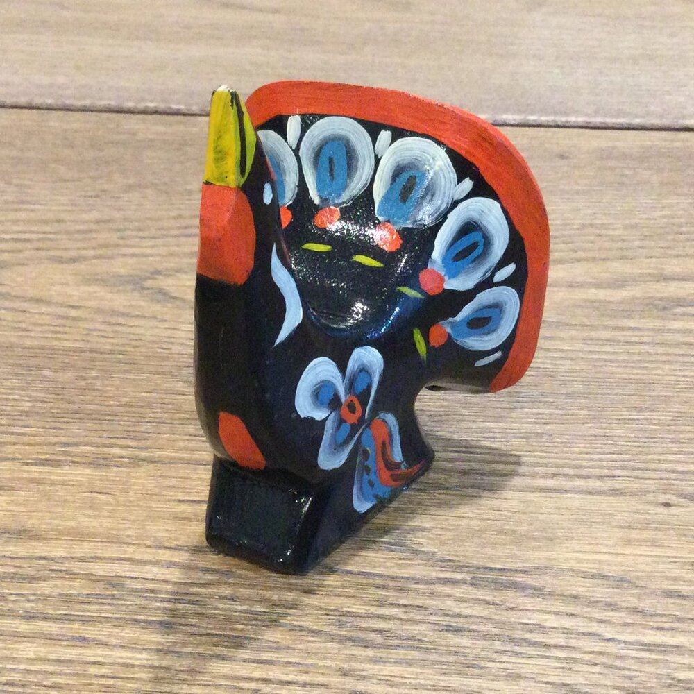 Vintage Traditional DALA Rooster, design by Nils Olsson, Scandinavian Home Ornam